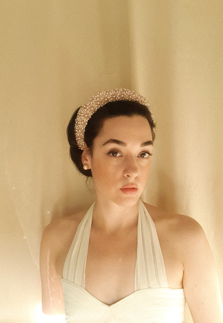 Blushing Bride Vintage Headband