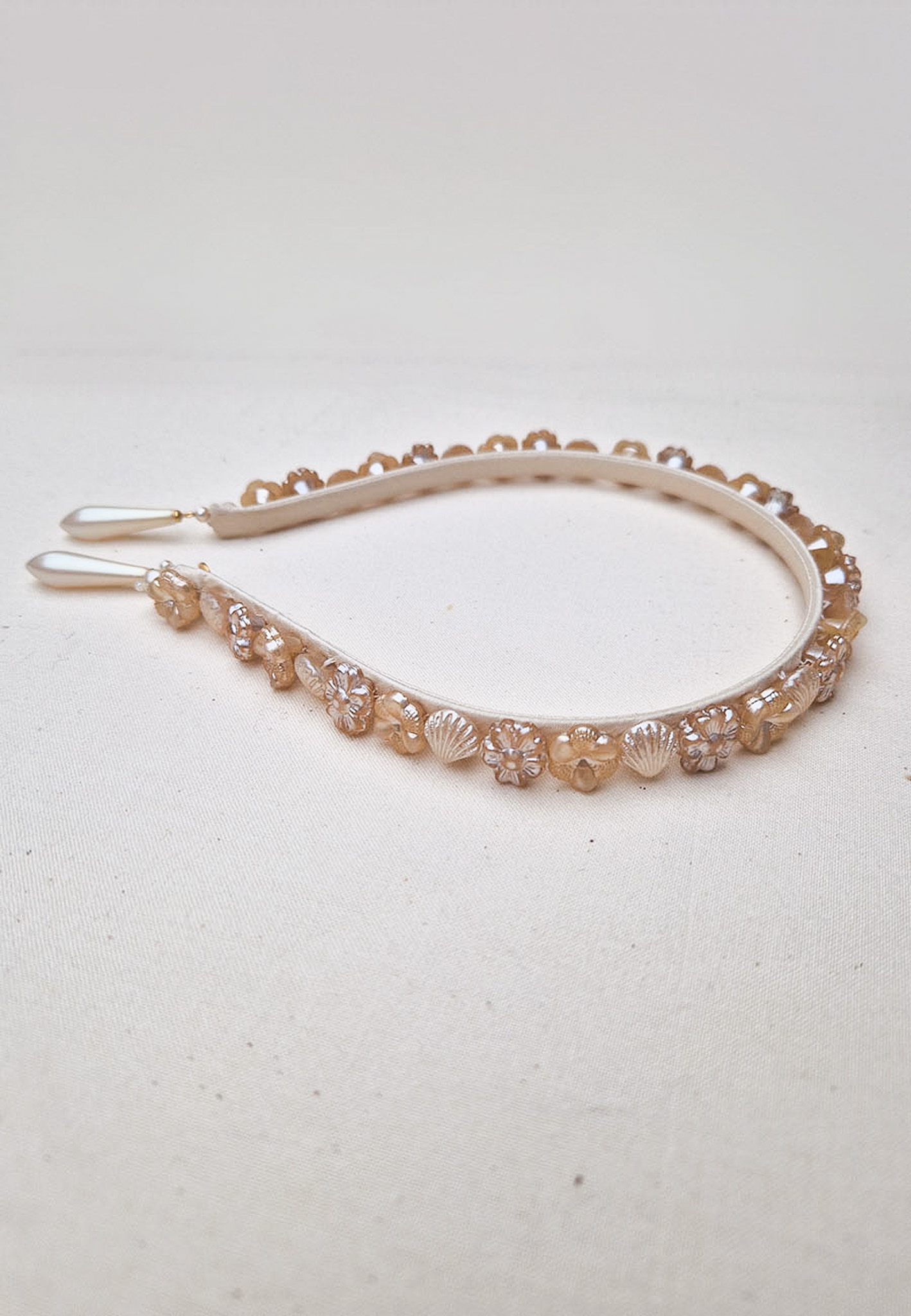 Rose Pearl Headband