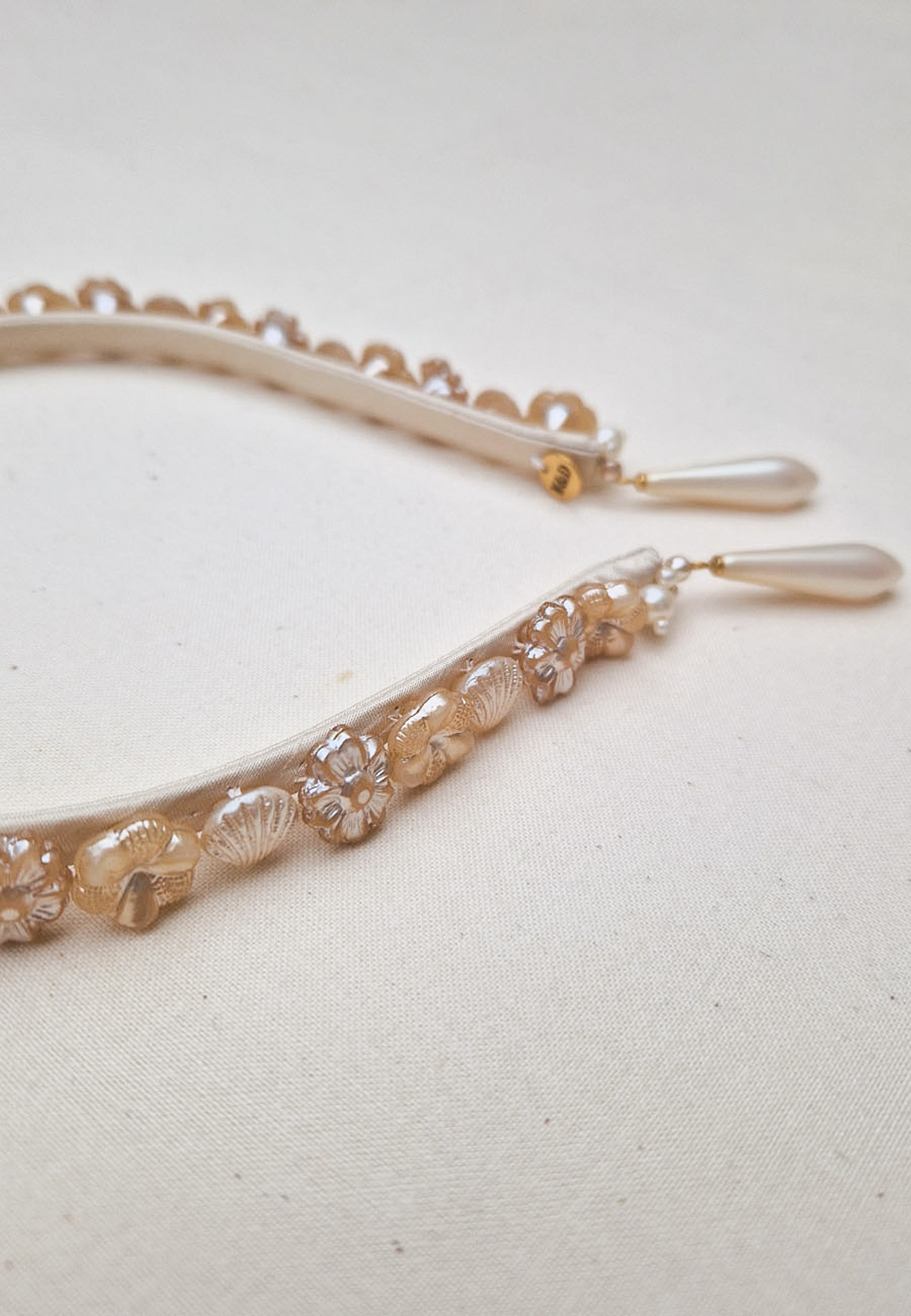 Rose Pearl Headband