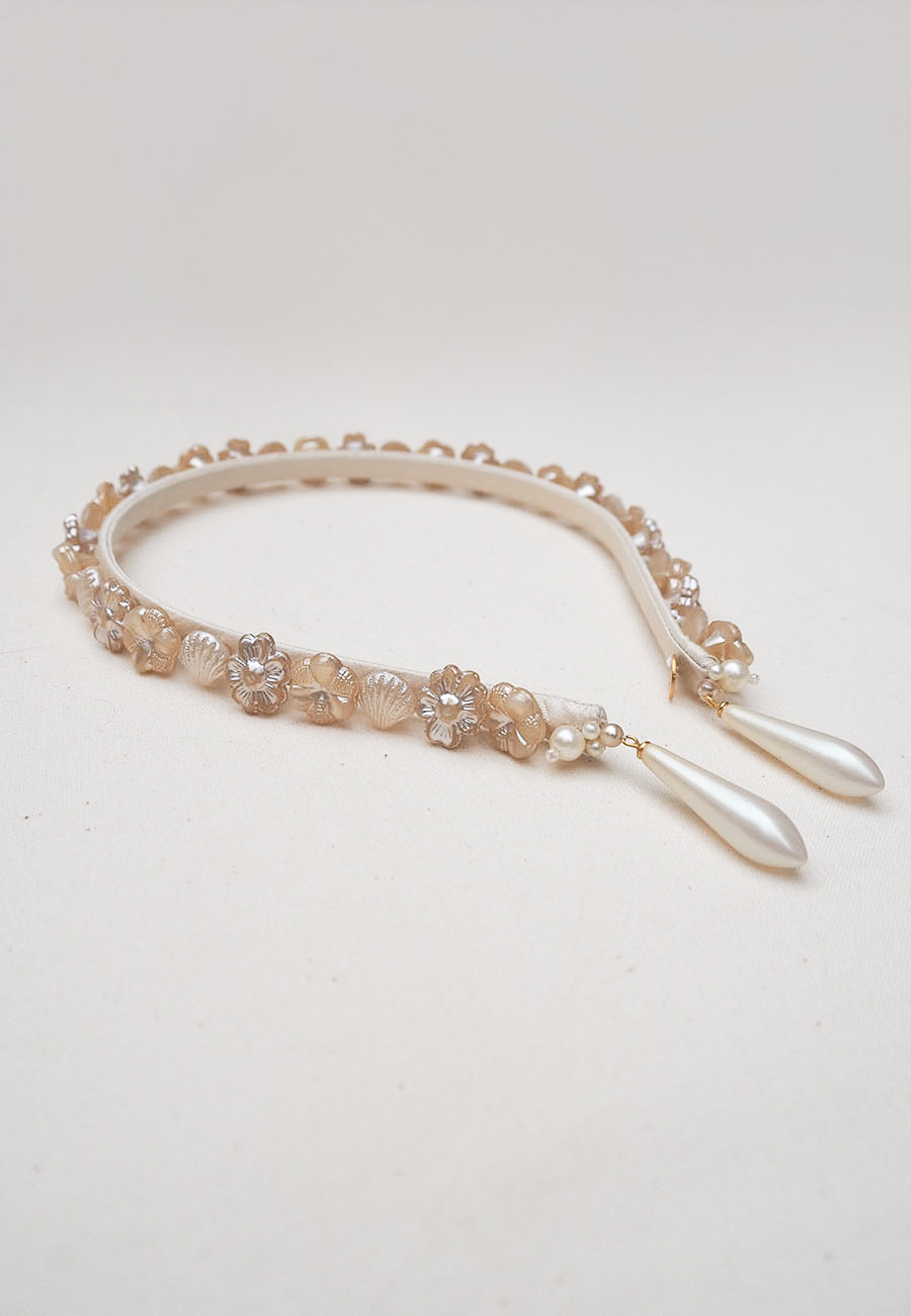 Rose Pearl Headband